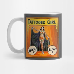 Tattooed girl Mug